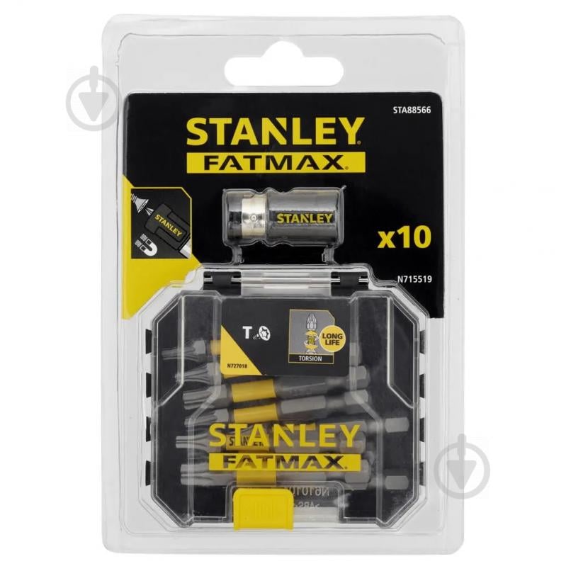 Набор бит Stanley FatMax 10 шт. STA88566 - фото 1