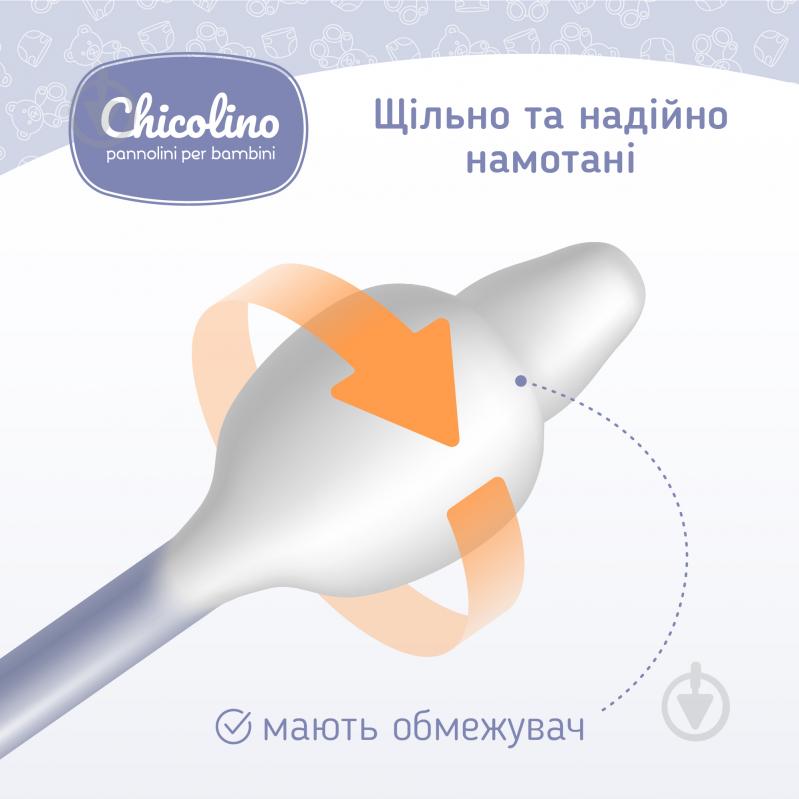 Ватные палочки Chicolino Детские 60 шт. (коробка) - фото 6