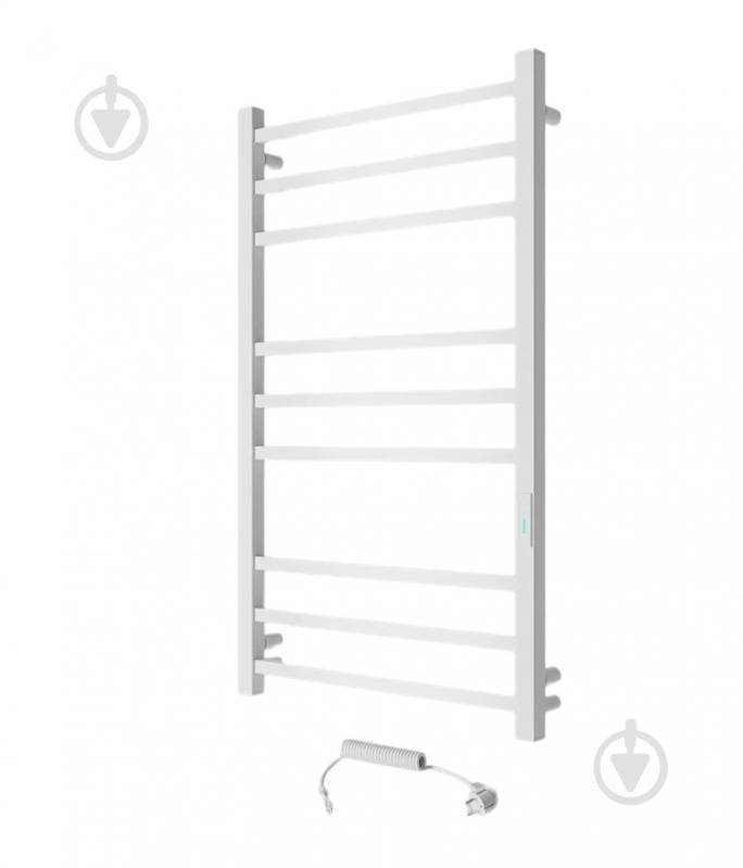 Полотенцесушитель электрический Elna Ладер Элит Т 9 (900*530) белая с диммером t - фото 1