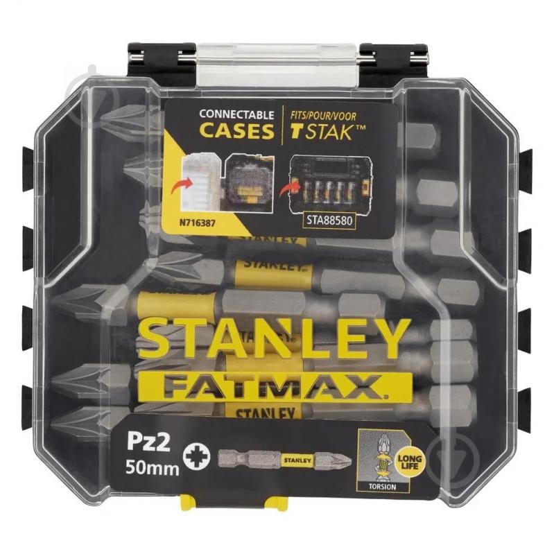 Набір біт Stanley FatMax 10 шт. STA88572 - фото 1