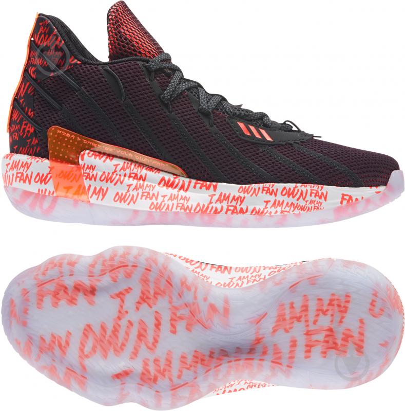 Кросівки чоловічі Adidas DAME 7 FZ1050 р.41 1/3 сині - фото 4