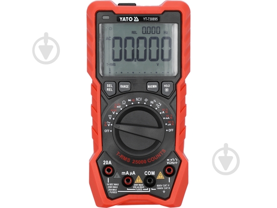 Мультиметр YATO YT-730895 - фото 1 Мультиметр YATO YT-730895 - фото 1