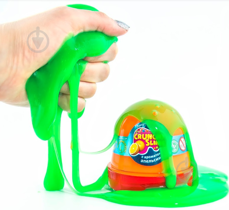 Слайм OKTO хрусткий Crunchy slime Банан 120 г 80089 - фото 3