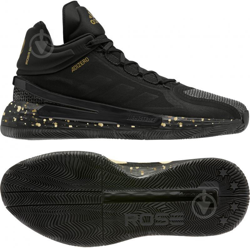 Кроссовки мужские Adidas D ROSE 11 FZ1544 р.41 1/3 черные - фото 4