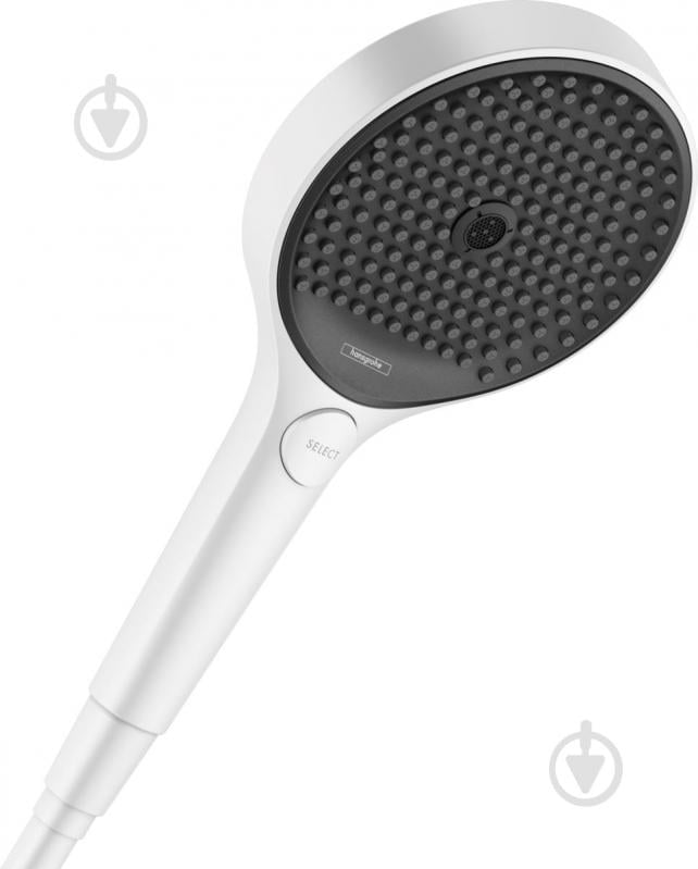 Ручной душ Hansgrohe Rainfinity 26864700 белый матовый - фото 1 Ручной душ Hansgrohe Rainfinity 26864700 белый матовый - фото 1