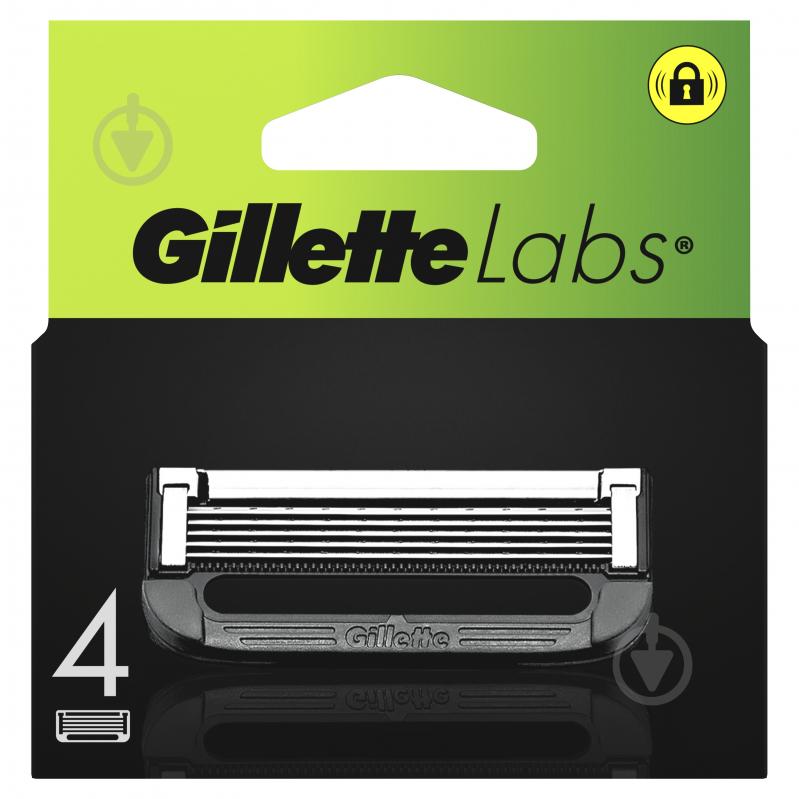 Сменный картридж GILLETTE Labs 4 шт. - фото 2 Сменный картридж GILLETTE Labs 4 шт. - фото 2