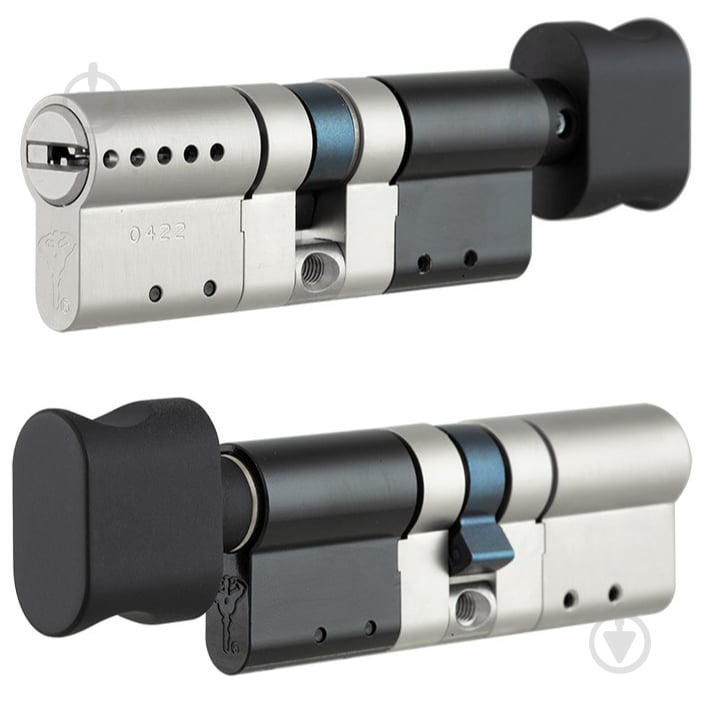 Циліндр Mul-T-Lock MTL400/ClassicPro 40x50 ключ-вороток 90 мм чорний/чорний - фото 1