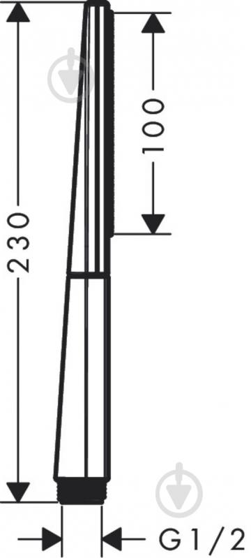 Ручной душ Hansgrohe Rainfinity 26866000 хром - фото 2