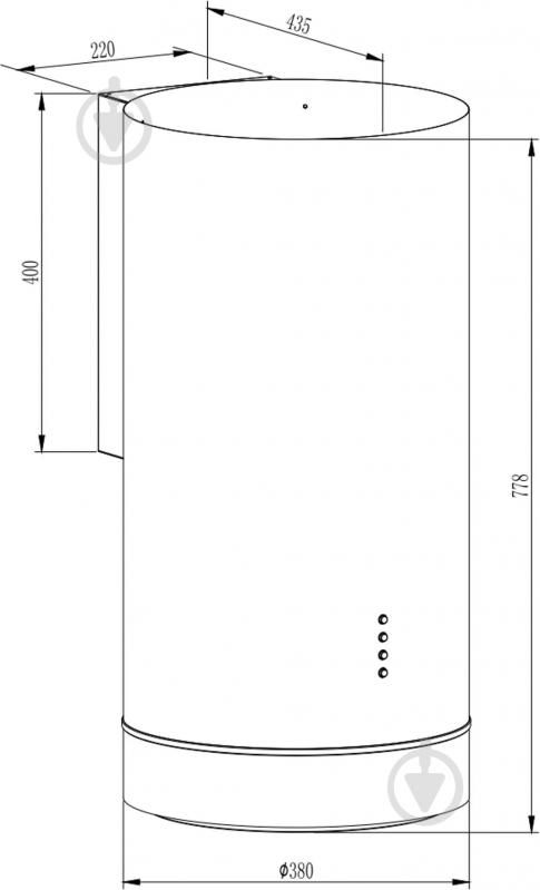 Вытяжка Interline TUBE S BL A/60/T - фото 14