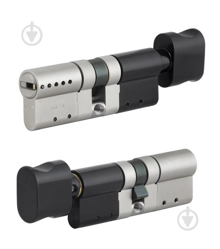 Циліндр Mul-T-Lock MTL600/INTERACTIVE+ 45x45 ключ-вороток 90 мм чорний/чорний - фото 1