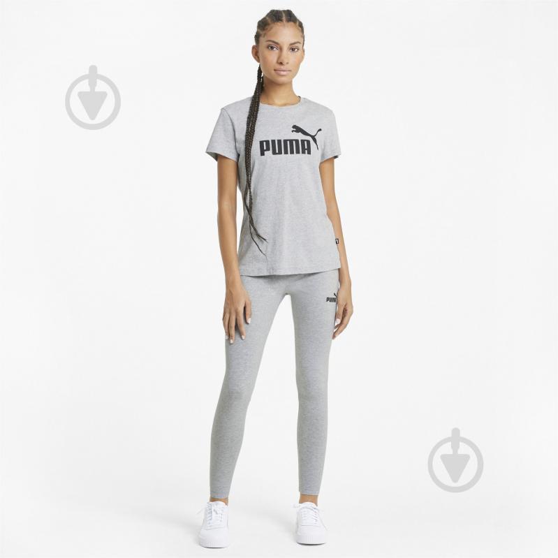 Лосини Puma ESS LEGGINGS LIGHT GRAY HEATHER 58683504 р.S сірий - фото 5