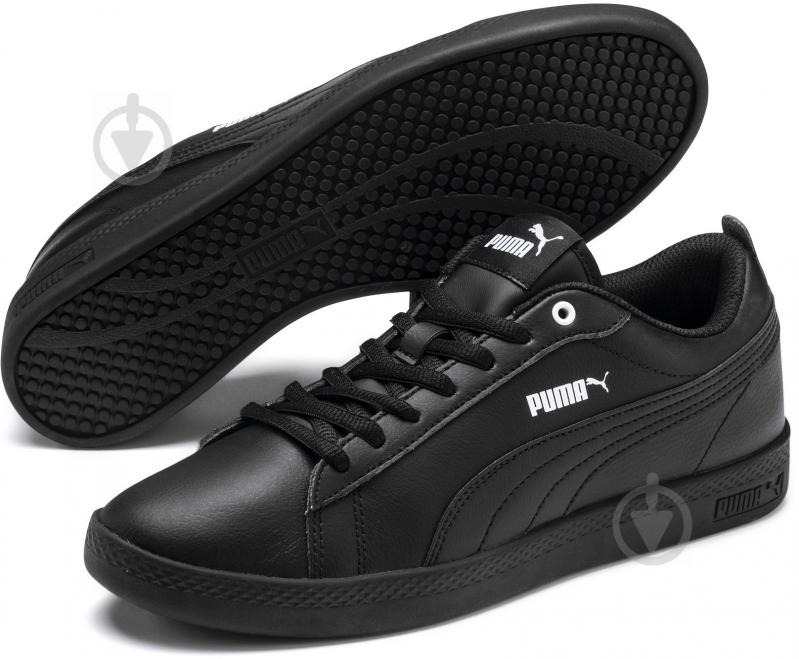 Кросівки жіночі Puma Puma Smash Wns L 36078021 р.38 чорні - фото 1