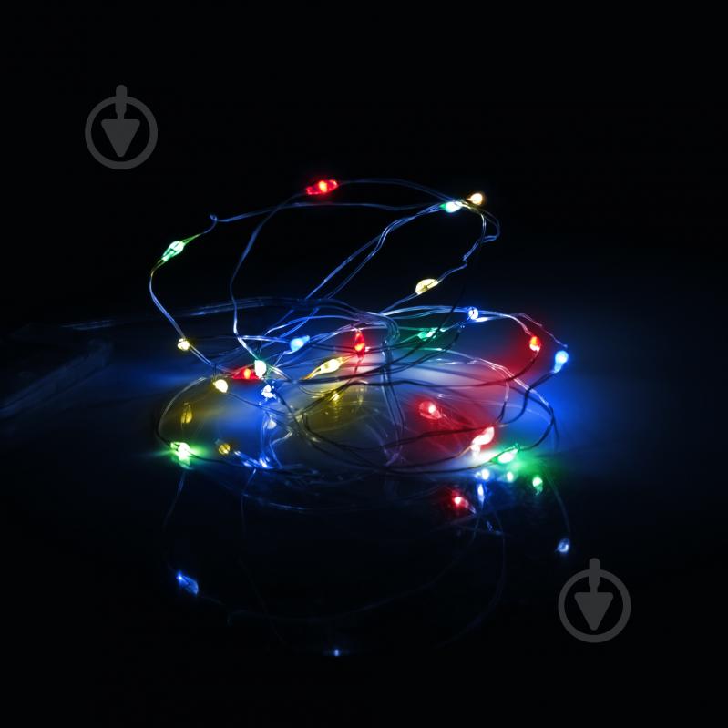 Електрогірлянда YES! Fun Нитка на мідному дроті LED різнокольорова статична 20 ламп 2 м (975022) - фото 2 Електрогірлянда YES! Fun Нитка на мідному дроті LED різнокольорова статична 20 ламп 2 м (975022) - фото 2