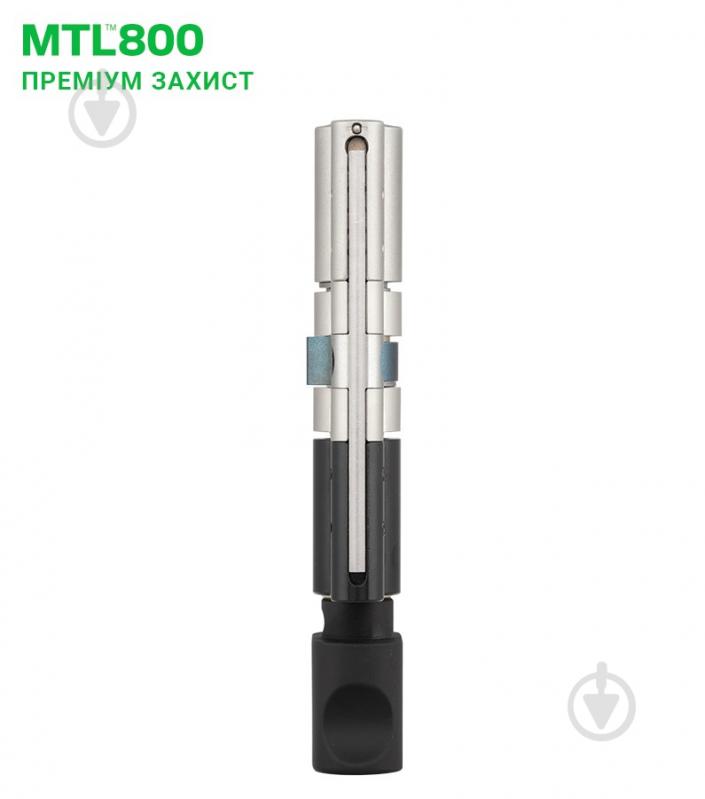 Цилиндр Mul-T-Lock MTL800/MT5+ 35x35 ключ-вороток 70 мм черный/черный - фото 8