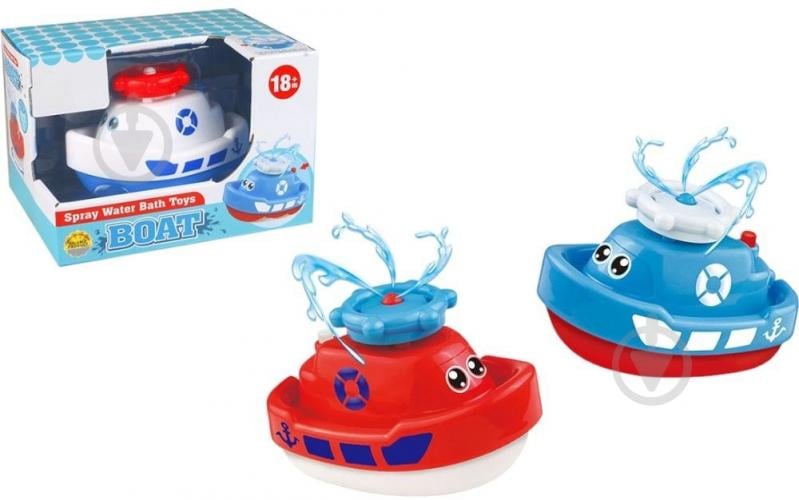Игрушка для купания Sunlike Лодка-фонтан OTE0631453 - фото 1 Игрушка для купания Sunlike Лодка-фонтан OTE0631453 - фото 1