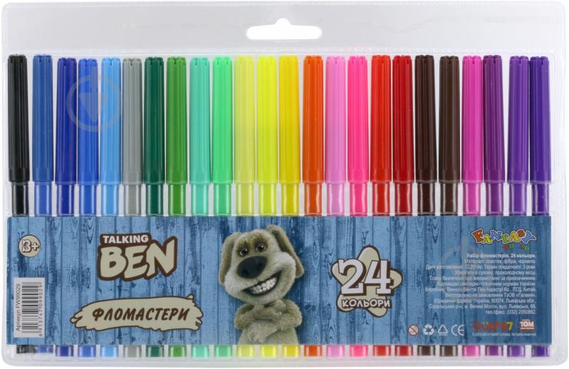 Фломастеры Talking Friends 24 шт Fantasy - фото 1