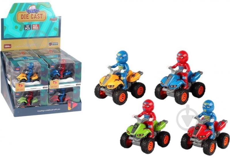 Игрушка фрикционная Minyore Квадроциклист (в ассортименте) OTB0576361 - фото 1