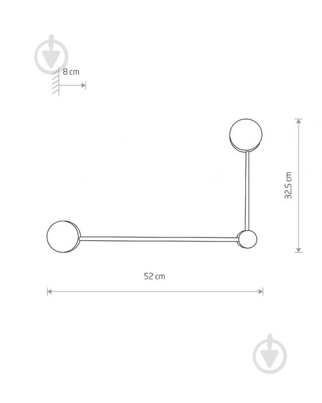 Світильник настінний Nowodvorski 2x8 Вт GX53 білий 10637 - фото 3