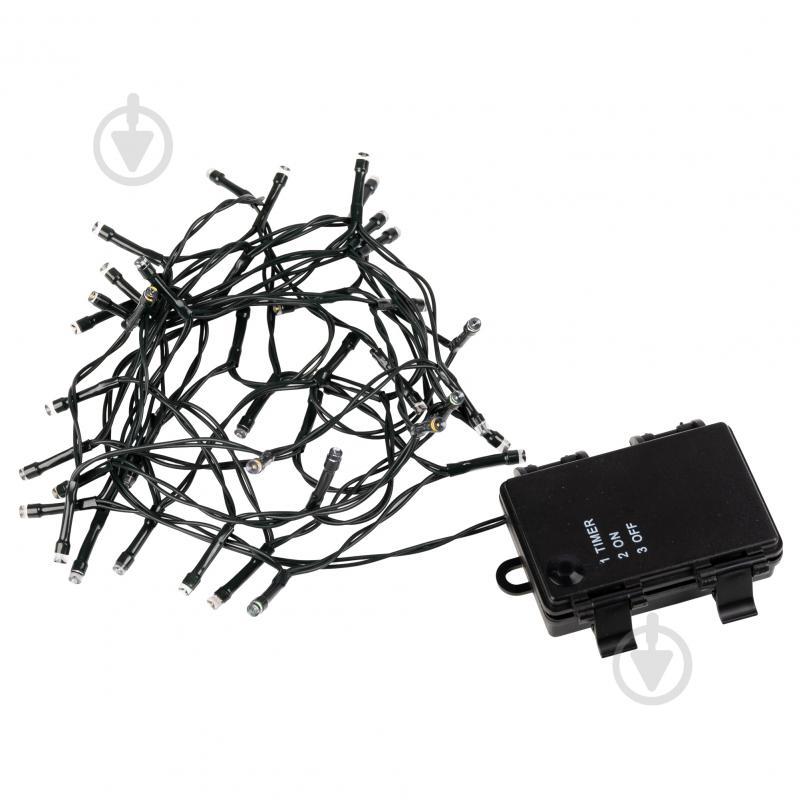 Електрогірлянда YES! Fun Вулична LED тепло-біла статична таймер 41 ламп 2,8 м (975061) - фото 4 Електрогірлянда YES! Fun Вулична LED тепло-біла статична таймер 41 ламп 2,8 м (975061) - фото 4