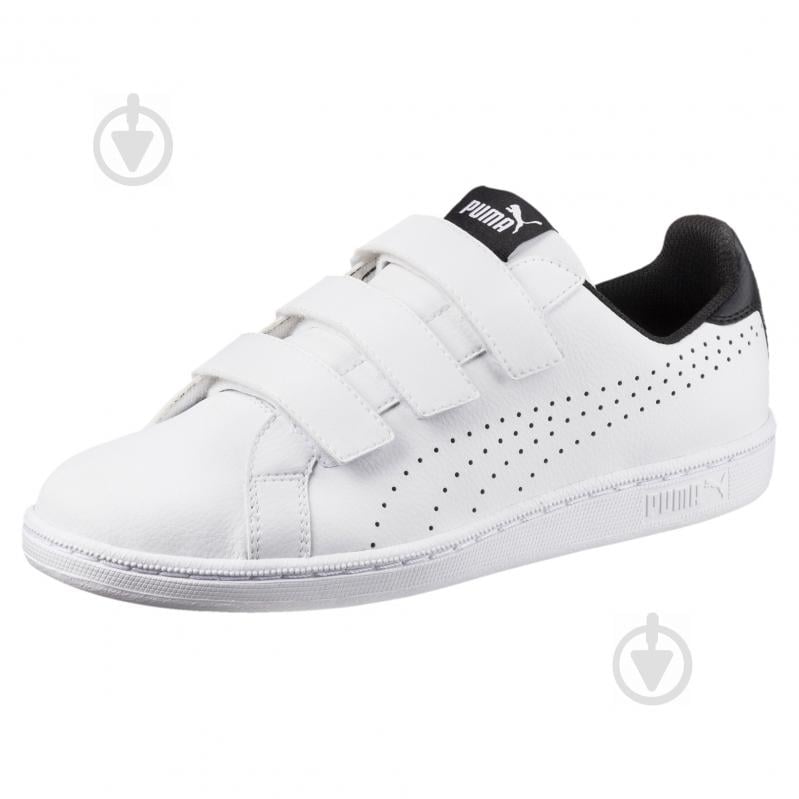 Кросівки Puma Puma Smash Velcro 36372303 р.40,5 білі - фото 1