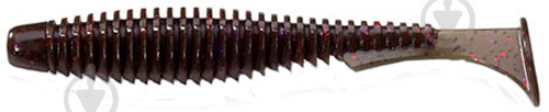 Приманки для ловлі риби FishUp U-Shad 2 50 мм 10 шт. #050 - Green Pumpkin Brown/Red & Purple - фото 1