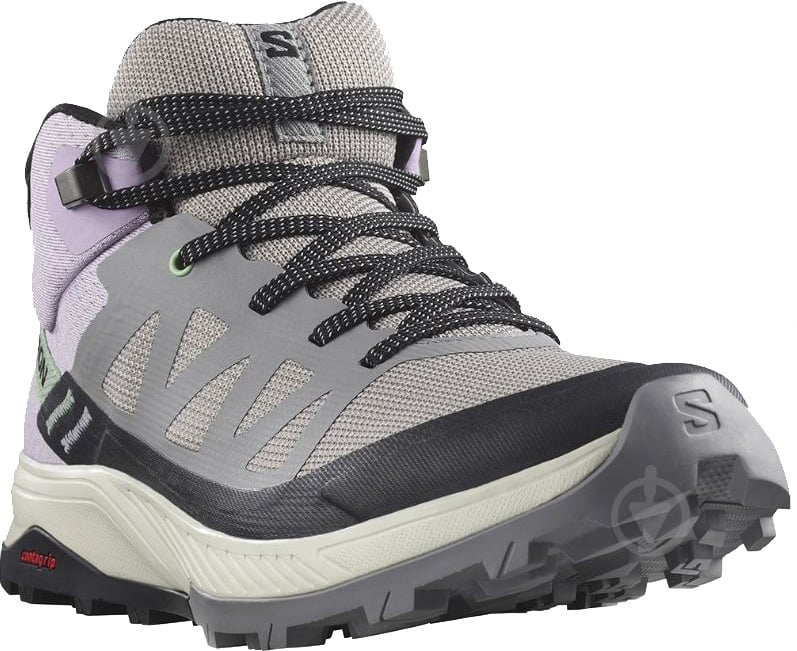 Ботинки Salomon OUTRISE MID GTX W L47160600 р.37 1/3 фиолетовый - фото 3