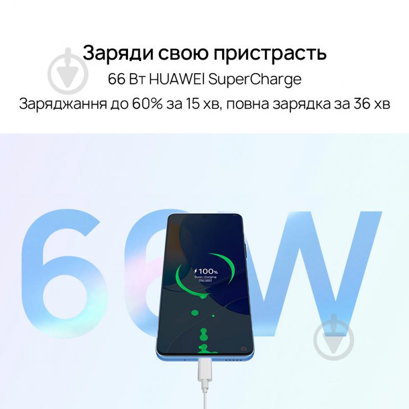 Смартфон Huawei Nova 9 SE 8/128GB midnight black (51096XGW) - фото 3