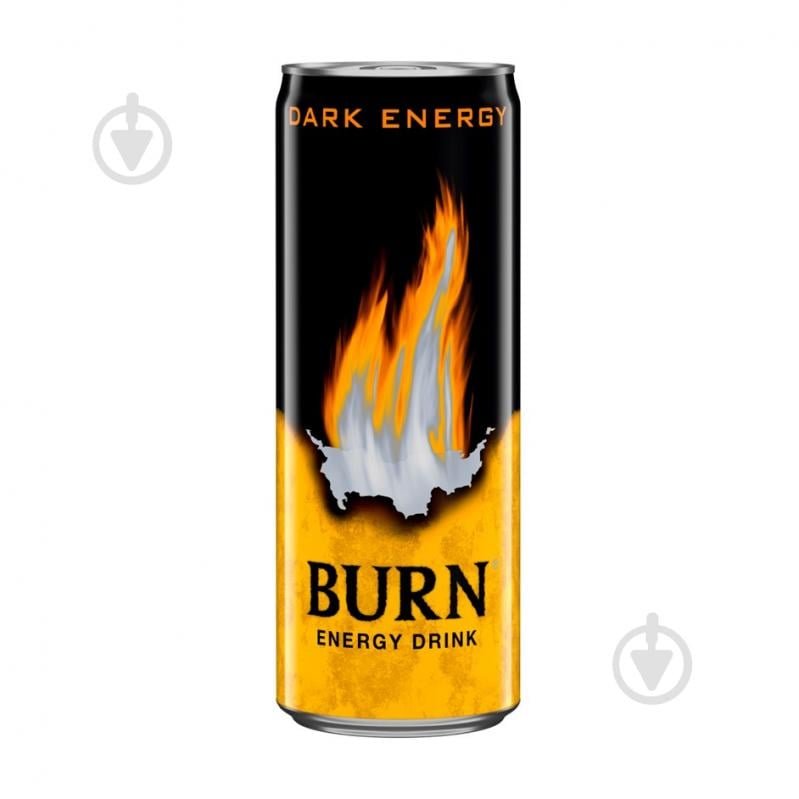 Енергетичний напій Burn Dark energy з/б 0,25 л - фото 1