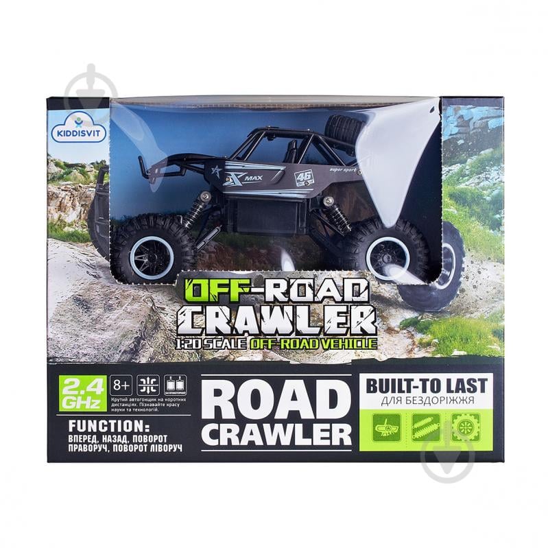 Машинка на р/у Sulong Toys OFF-ROAD Crawler Rock Sport черный 1:20 SL-110AB - фото 11