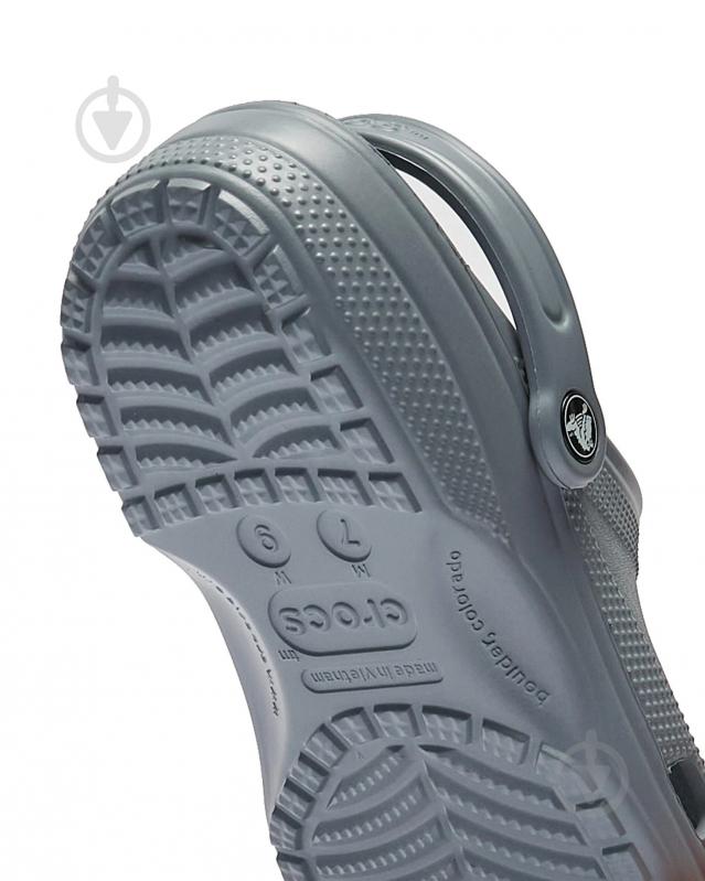 Сабо Crocs Classic Con 10001-0Z3 р.41/42 серый - фото 6