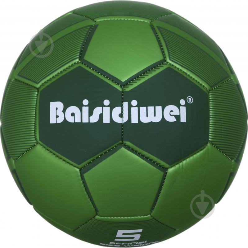 Футбольний м'яч Baisidiwei металік 300 г р.5 - фото 4