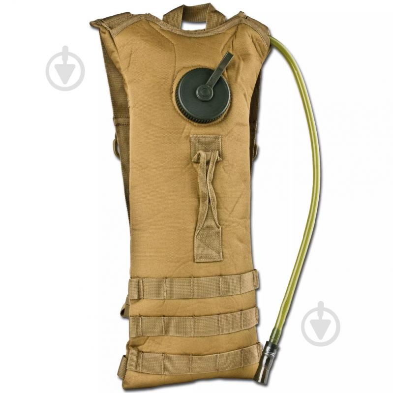Гидратор Sturm Mil-Tec с рюкзаком "BASIC WATER PACK WITH STRAPS"(3 литра) Coyote - фото 1