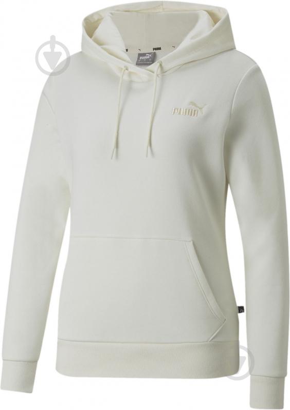 Джемпер Puma ESS+ EMBROIDERY HOODIE FL NO COLOR 67000499 р.XL бежевий - фото 1