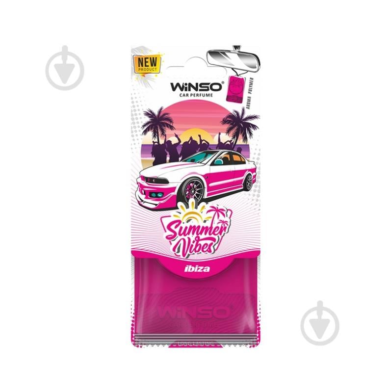 Ароматизатор подвесной WINSO "Summer Vibes" - Ibiza 990060 - фото 1 Ароматизатор подвесной WINSO "Summer Vibes" - Ibiza 990060 - фото 1