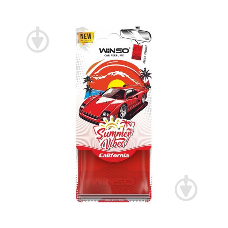 Ароматизатор подвесной WINSO "Summer Vibes" - California 990030 - фото 1