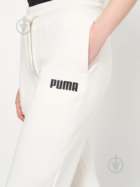 Брюки Puma TAPE PANTS TR W CL FROSTY WHITE 67132853 р. L белый - фото 3