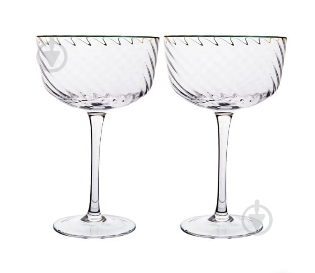 Набір бокалів для коктейлів Versailles Chicago 300 мл 2 шт. - фото 2 Набір бокалів для коктейлів Versailles Chicago 300 мл 2 шт. - фото 2