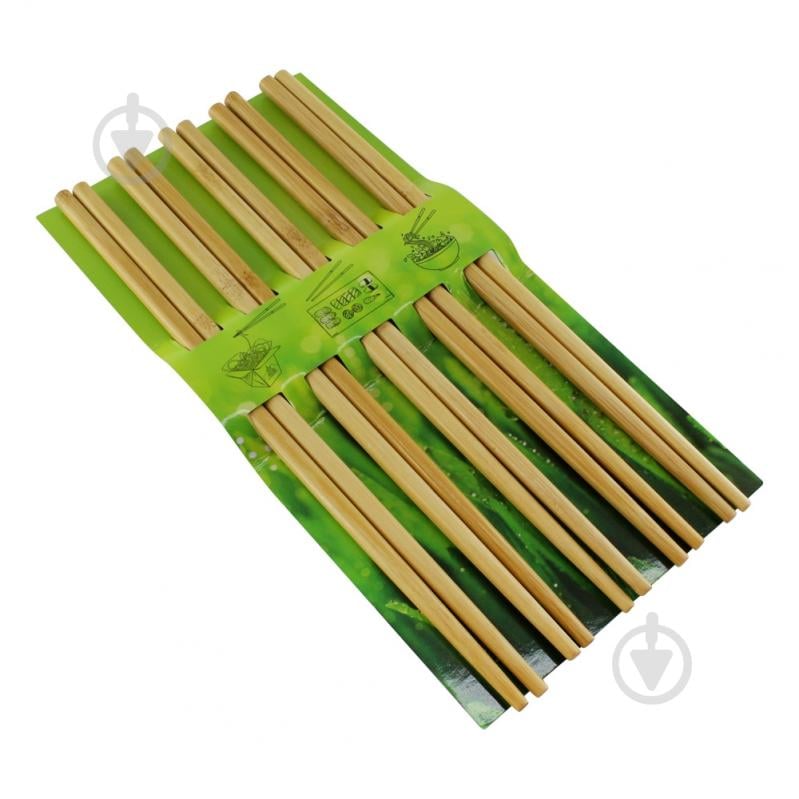 Набор палочек для суши Arino Classic бамбук 5 пар - фото 2 Набор палочек для суши Arino Classic бамбук 5 пар - фото 2