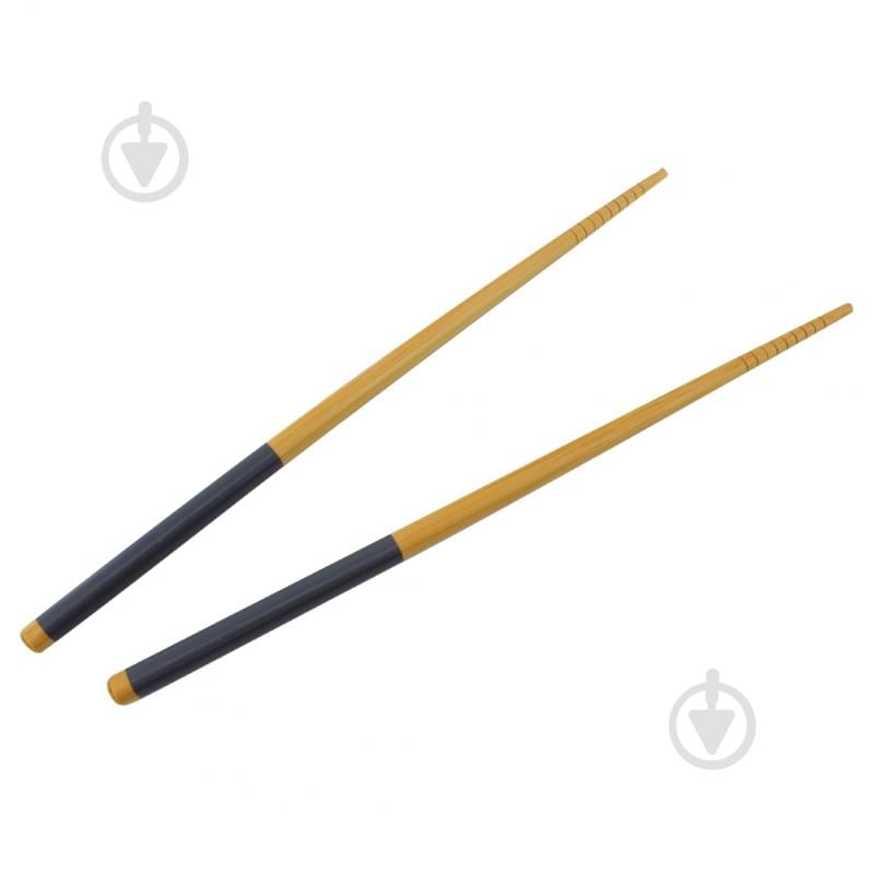 Набор палочек для суши Arino темно-серый бамбук 8 пар - фото 4