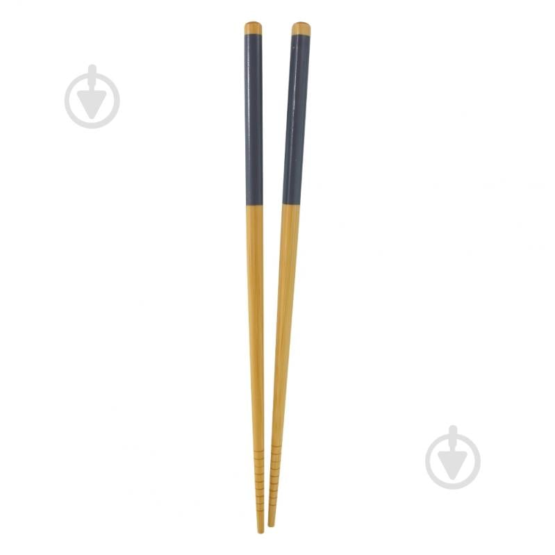 Набор палочек для суши Arino темно-серый бамбук 8 пар - фото 6