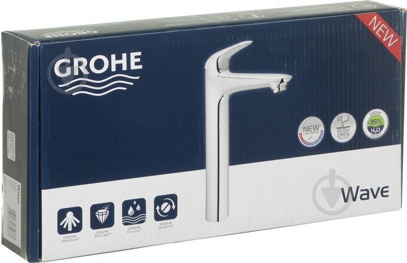 Змішувач для умивальника Grohe Wave 23585001 - фото 4