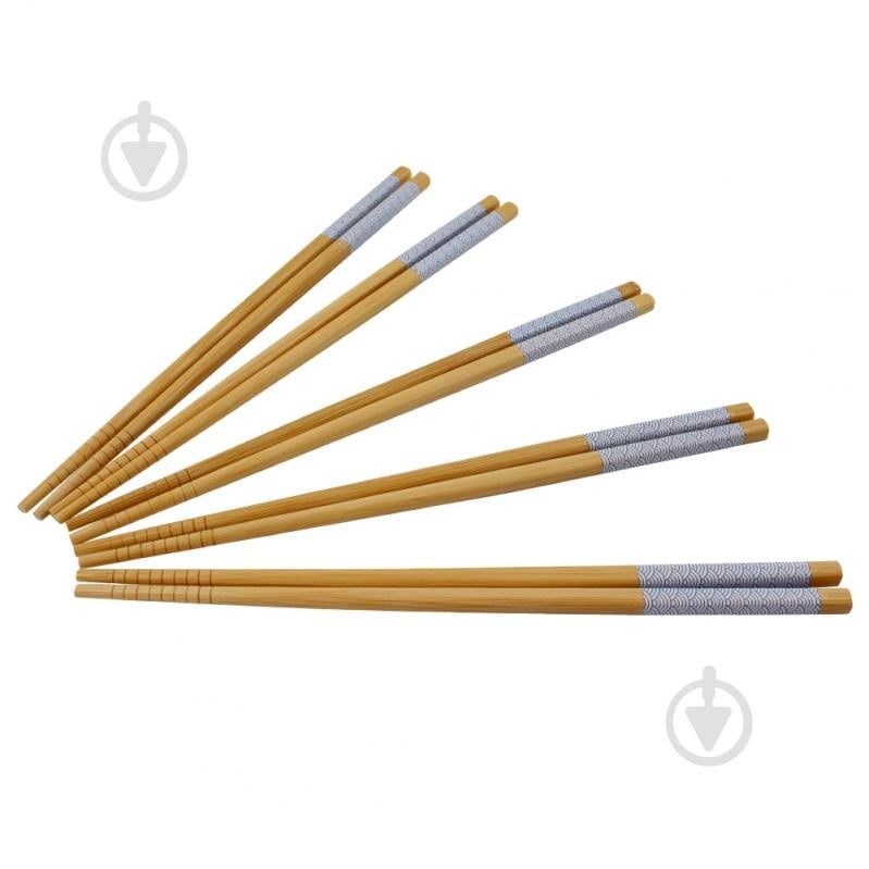Набір паличок для суші Arino Sakura бамбук 5 пар - фото 3 Набір паличок для суші Arino Sakura бамбук 5 пар - фото 3