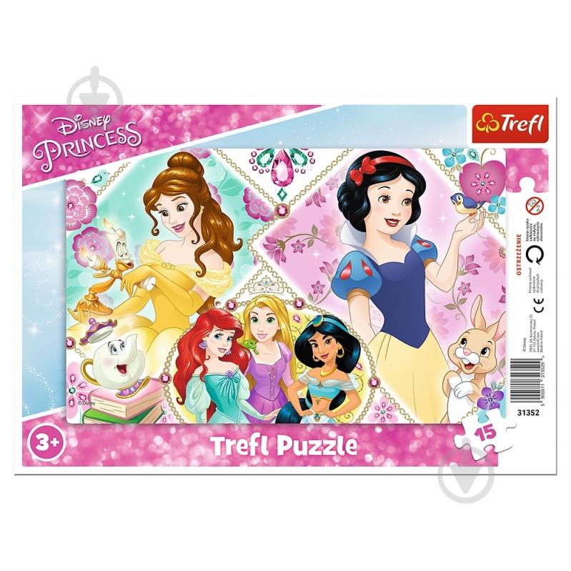 Пазлы Trefl Милые принцессы 6281713 - фото 1