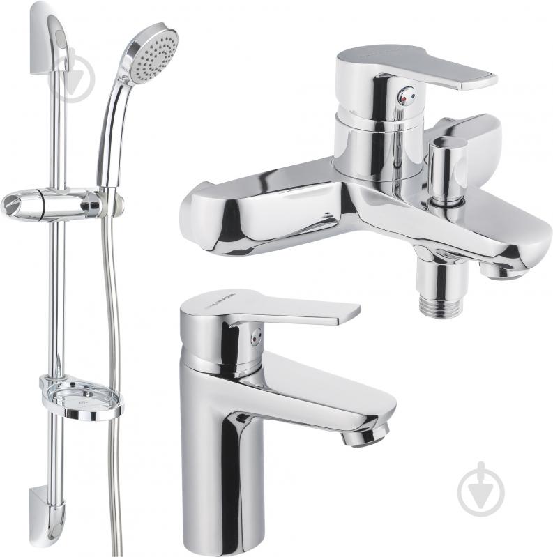 Набір змішувачів Koller Pool Kvadro KR0200+KR0100+KR010 - фото 1
