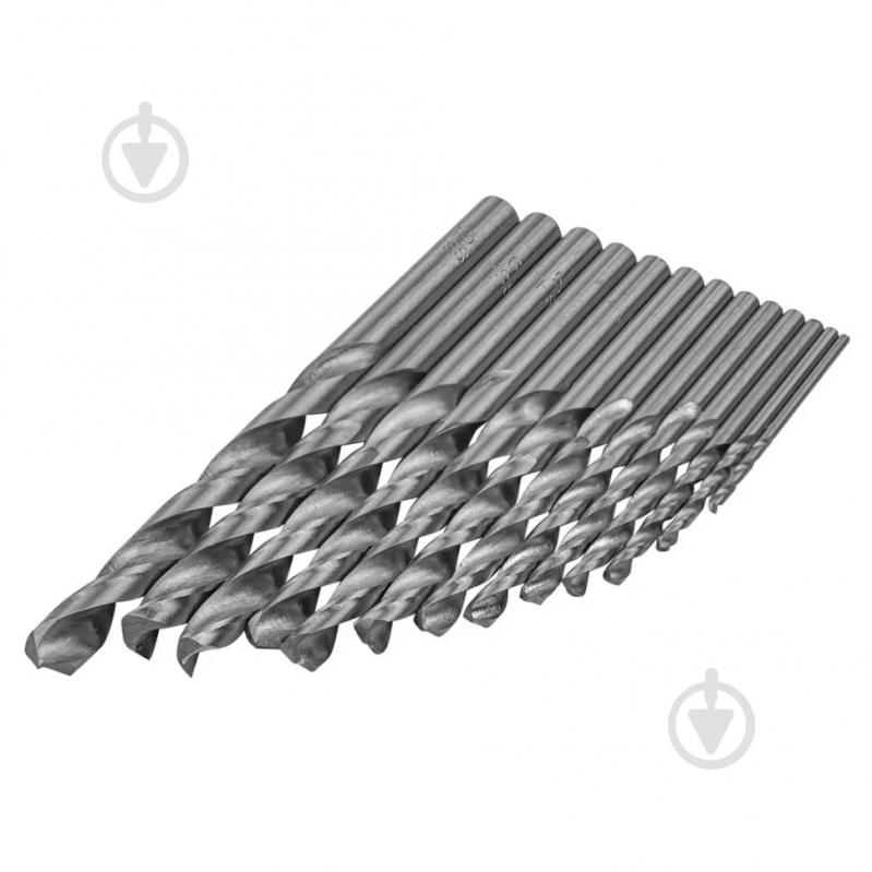 Набор сверл по металлу Forsage HSS в пластиковом футляре 13 шт. F-DBS13 - фото 3