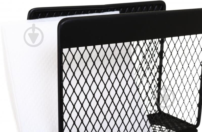 Салфетница Flamberg Premium Fernie 13,7х6х12 см черная - фото 6 Салфетница Flamberg Premium Fernie 13,7х6х12 см черная - фото 6