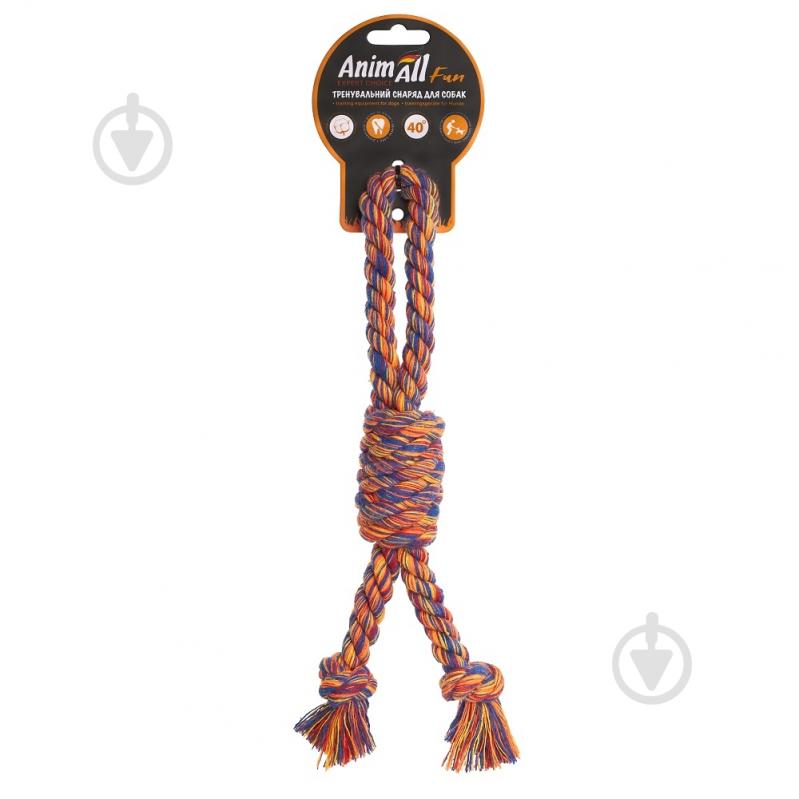 Игрушка для собак AnimAll Fun канат-бочка с петлей 28 см - фото 1 Игрушка для собак AnimAll Fun канат-бочка с петлей 28 см - фото 1