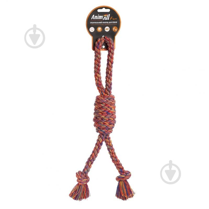 Игрушка для собак AnimAll Fun канат-бочка с петлей 38 см - фото 1 Игрушка для собак AnimAll Fun канат-бочка с петлей 38 см - фото 1