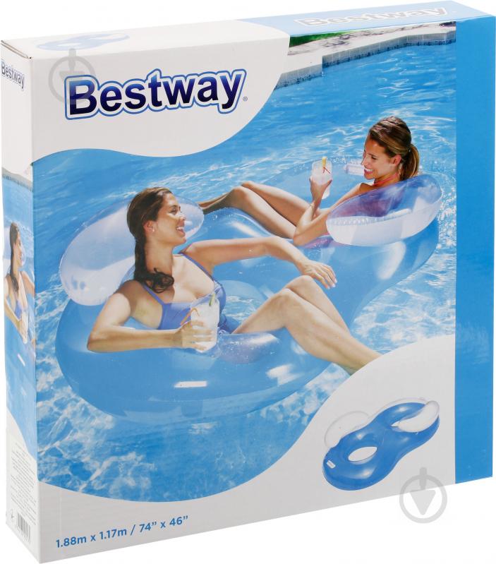 Коло Bestway 43009 Два кільця 188х117 см - фото 1