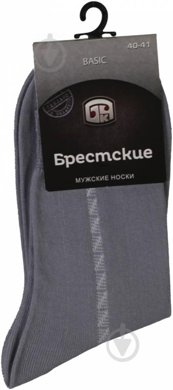 Носки Брестские Basic 011 р.25 светло-серый - фото 1